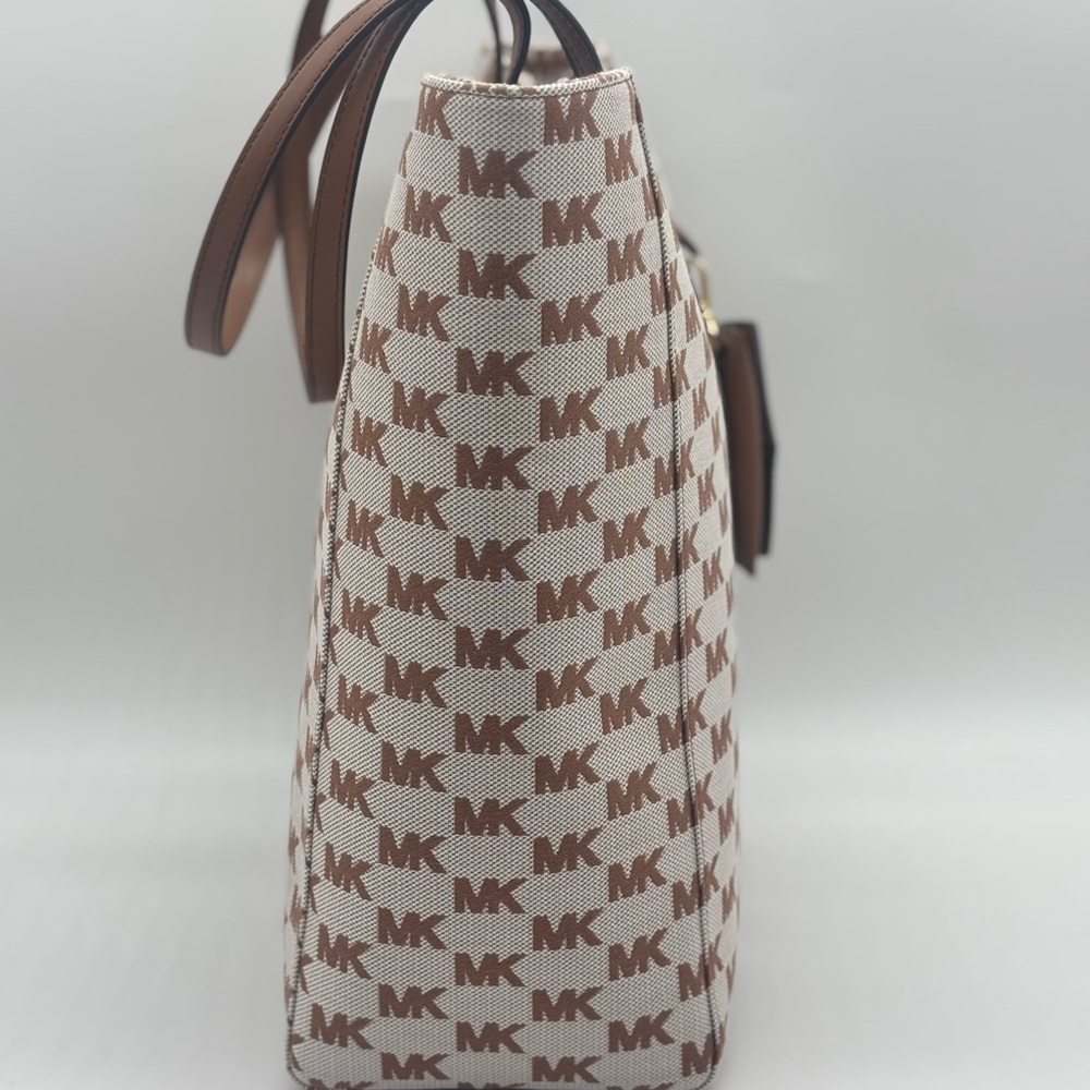 Michael Kors Vincent Large Logo Jacquard Tote Bag with Card Case NWT - Picture 6 of 15